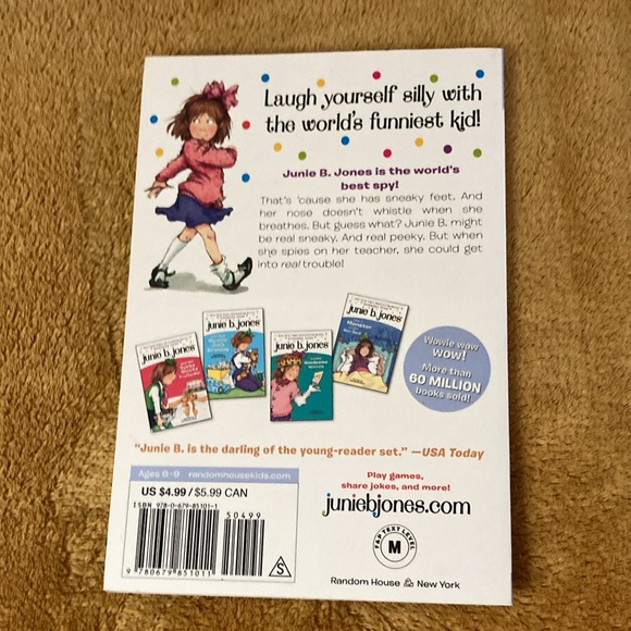 Julie B. Jones and sneaky perky spying book by Barbra Park - Picture 2 of 2